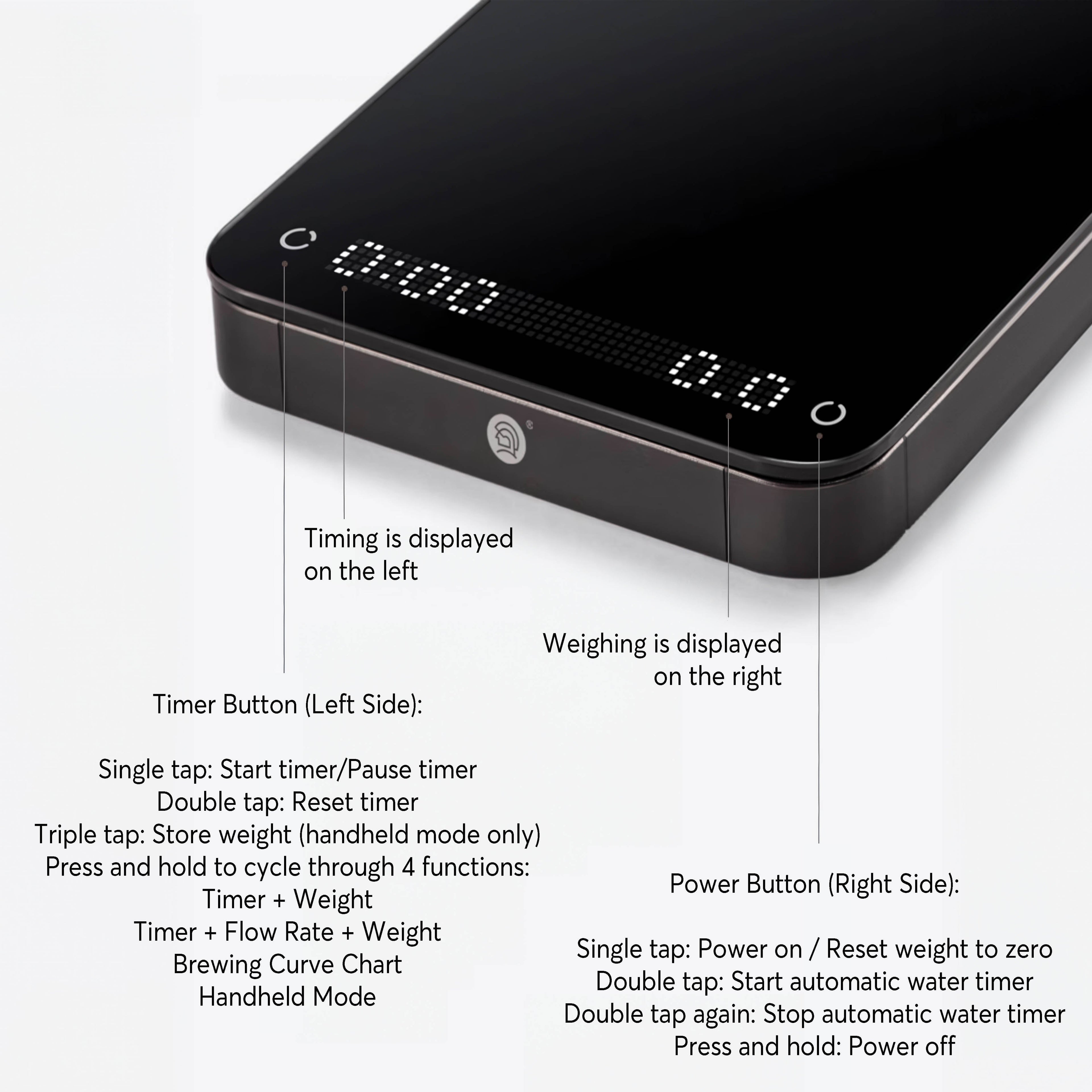 E-Smart Digital Coffee Scale For Brewing